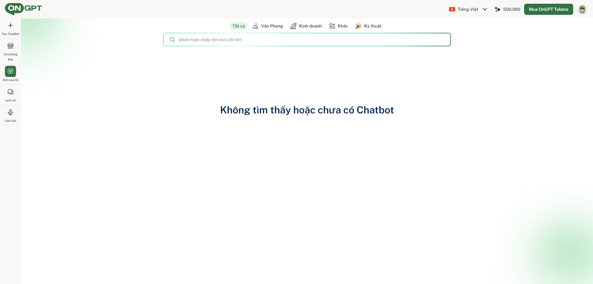 Làm thế nào để tạo AI chatbot OnGPT